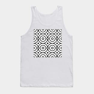 60s Contrast Pattern 5 Tank Top